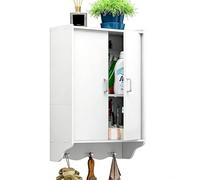 PEBFHSQW pensile Mobiletto Pensile Da Parete - Piccolo Organizer Multiuso Con Ripiani A Più Livelli Per Bagno, Toilette, Balcone E Soggiorno, Scaffale Salvaspazio.(70 * 45 * 20cm)