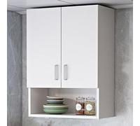 PEBFHSQW pensile Mobiletto Pensile Da Parete, Semplice Armadietto Da Cucina Sospeso Per Camera Da Letto, Balcone, Bagno Mensola Organizer Per Armadio A Parete(80 * 60 * 35cm)