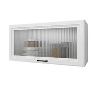 PEBFHSQW pensile Pensile In Lega Di Alluminio Con Anta A Ribalta, Mobiletto Portaoggetti A Parete Per Cucina, Bagno Sopra Il WC, Balcone, Soggiorno E Camera Da Letto, Multifunzionale(60 * 30 * 25cm)