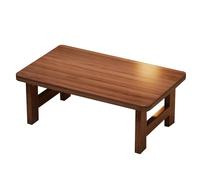 PEBFHSQW Tavolino Pieghevole Per Laptop, Colazione E Studio | Portatile Per Letto, Divano, Pavimento, Dormitorio E Piccoli Spazi | Scrivania Leggera Per Casa, Ufficio E Viaggi(Brown,70 * 40 * 40cm)