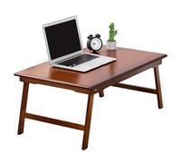PEBFHSQW Tavolino Pieghevole Per Laptop Letto Tavolo Da Studio Portatile Per Studenti - Tavolino Leggero Per La Dormitorio, L'ufficio Di Casa O Da Usare Sul Divano(Brown,60 * 40 * 25cm)