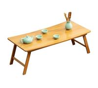 PEBFHSQW Tavolo Pieghevole Multifunzionale, Scrivania Per Piccoli Spazi, Camera Da Letto, Dormitorio, Soggiorno, Balcone (tavolino, Tavolo Da Pranzo, Tavolino Da Tè)(Wood color,80 * 38 * 28cm)