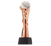 PEBFHSQW Trofeo di Tennis per Il Campione 2° E Il 3° Posto - Premio per Il Vincitore di Tornei di Singolare E Doppio, Ricordo di Campionati Tennis A Squadre per Eventi Sportivi(Copper)