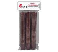 PEBSHOP Capsule TERMORETRAIBILI per Bottiglie Spumante CF. 100 pz. (Nero - Ø 33 X H 55 MM)