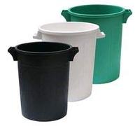 PEBSHOP Coperchio Oppure BIDONE IMMONDIZIA SOVRAPPONIBILE (BIDONE LT 75 - Ø 44 X H 63 CM - Verde)
