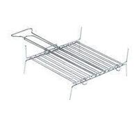 PEBSHOP GRATICOLA Doppia A Barre cromate Verticali (CM 25 X 35-15 Barre)