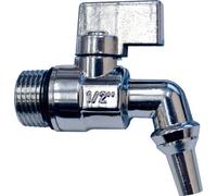 PEBSHOP Rubinetto per FUSTINO Olio Cromato Lucido Attacco 1/2"
