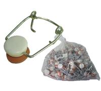 PEBSHOP Tappi Meccanici per Bottiglie costolate CF. 100 pz.