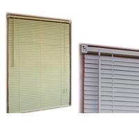 PEBSHOP Tenda Veneziana Ventana in PVC premontate (Crema cm. 50x130)