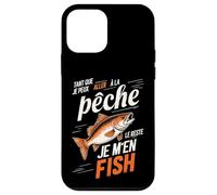 Peccato per il resto pesco pesce pescatore, umorismo peccatore Custodia per iPhone 12 mini