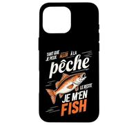 Peccato per il resto pesco pesce pescatore, umorismo peccatore Custodia per iPhone 16 Pro Max