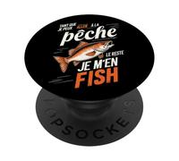 Peccato per il resto pesco pesce pescatore, umorismo peccatore PopSockets PopGrip Adesivo
