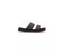 Péché Originel Silver Textile Women Sandal - EU35/US5