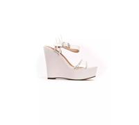 Péché Originel White Polyethylene Women's Wedge Sandal - EU35/US5