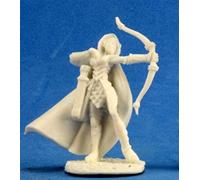 Pechetruite 1 x ALISTRILEE Archer Elf - Reaper Bones Miniatura per Gioco di Ruolo Guerra - 77205