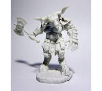 Pechetruite 1 x Armored Minotaur - Reaper Bones Miniatura per Gioco di Ruolo Guerra - 77501