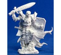 Pechetruite 1 x ARRIUS Skeleton Warrior - Reaper Bones Miniatura per Gioco di Ruolo Guerra - 77158