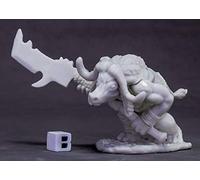 Pechetruite 1 x Avatar of Protection (Water Buffalo) - Reaper Bones Miniatura per Gioco di Ruolo Guerra - 77621