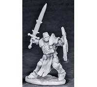 Pechetruite 1 x Crusader Champion - Reaper Bones Miniatura per Gioco di Ruolo Guerra - 77550