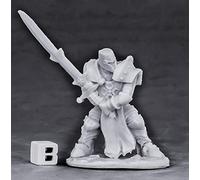 Pechetruite 1 x Crusader Justifier GREATSWORD - Reaper Bones Miniatura per Gioco di Ruolo Guerra - 77552