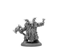 Pechetruite 1 x Dark Dwarf IRONTONGUE Priest - Reaper Bones Miniatura per Gioco di Ruolo Guerra - 44113