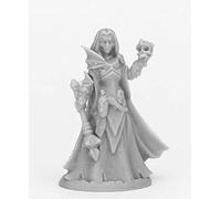 Pechetruite 1 x Dark Elf Priest - Reaper Bones Miniatura per Gioco di Ruolo Guerra - 44071