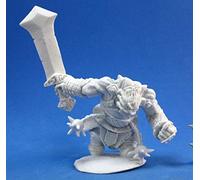 Pechetruite 1 x Fire Giant Warrior - Reaper Bones Miniatura per Gioco di Ruolo Guerra - 77178