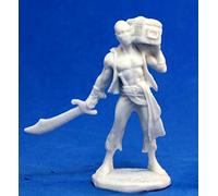 Pechetruite 1 x HAJAD Pirate - Reaper Bones Miniatura per Gioco di Ruolo Guerra - 77134