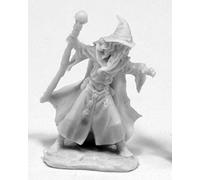 Pechetruite 1 x LENDIL Blackroot Wizard - Reaper Bones Miniatura per Gioco di Ruolo Guerra - 77412