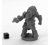 Pechetruite 1 x THUNDERFOOT Commander Chronoscope - Reaper Bones Miniatura per Gioco di Ruolo Guerra - 49006