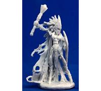 Pechetruite 1 x TIERDELEIRA Dark Elf Priest - Reaper Bones Miniatura per Gioco di Ruolo Guerra - 77122