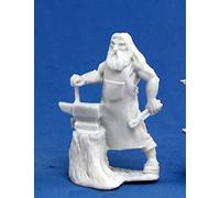 Pechetruite 1 x Townsfolk Blacksmith - Reaper Bones Miniatura per Gioco di Ruolo Guerra - 77142