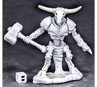 Pechetruite 1 x Undying Minotaur - Reaper Bones Miniatura per Gioco di Ruolo Guerra - 77559