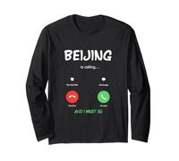 Pechino Chiama e Devo Andare in Cina in Viaggio Maglia a Manica