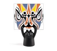 Pechino Cina Testa Colorato Suowulong Memo Holder Cartoon Gatto Nero Decorazione Stand