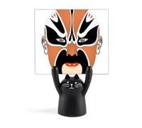 Pechino Opera Pechino Cina Memo Holder Cartoon Gatto Nero Stand Decorazione