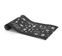 Pechkeks Runner da tavolo nero: decorazione da tavolo con scritte e motivi per amici dell'umorismo nero, in tessuto non tessuto, 24,5 cm x 400 cm