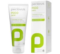 peclavus PODOcare Crema per piedi unta - Cura intensiva per piedi molto secchi e screpolati con cera d'api, mentolo e canfora, cosmetici naturali certificati NATRUE, 3 tubetti da 100 ml