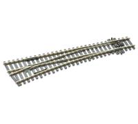 Peco HO Scale Code 100 Insulfrog #6 Left-Hand Turnout
