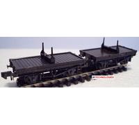 PECO KNR-39 Coppia Carro Semivagone 2nd Post Aperto Kit Wagon N