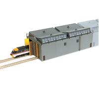 PECO LK-80 Doppio Pista Treno Capanno Unità 350mm Pre-coloured Plastica Kit 00
