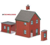 PECO NB-14 Ferrovia Case & Estensioni - Mattone Tipo Plastica Kit N Gauge T48