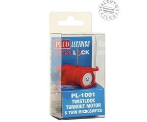 PECO PL-1001 Twistlock motore elettrico con microswitch per scambi ferroviari in