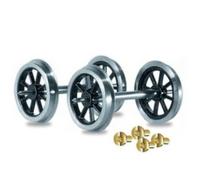 PECO RO-1 O PS621 1 X Paio a Raggi Vagone Ruote & Ottone Cuscinetti Kit 0 Scala