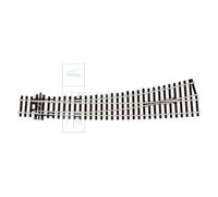 PECO SL-87 - Scambio curvo sinistro non polarizzato, codice 100 - 2,5 mm