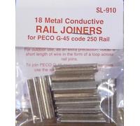PECO SL-910 Fishplates x18 Pista Falegnami Per SL-900 G-45 Controllo 250 + P