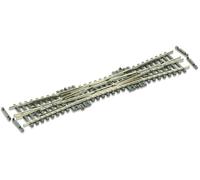 PECO SL-E390F Scala N Codice 55 Electrofrog: Scambio inglese doppio 10° - 154 mm