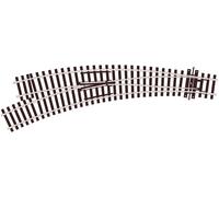 PECO SL-U77 Scala HO Codice 100 Setrack: Scambio in curva sinistro angolo 11,25°