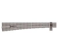 PECO SL-U8382 Scala HO Codice 83 Unifrog: Scambio sinistro lungo 322 mm