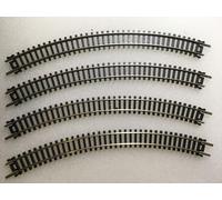 Peco ST-12 379-452 Binari Per Treni N Gauge 4x 1ª Curva Doppia Raggio